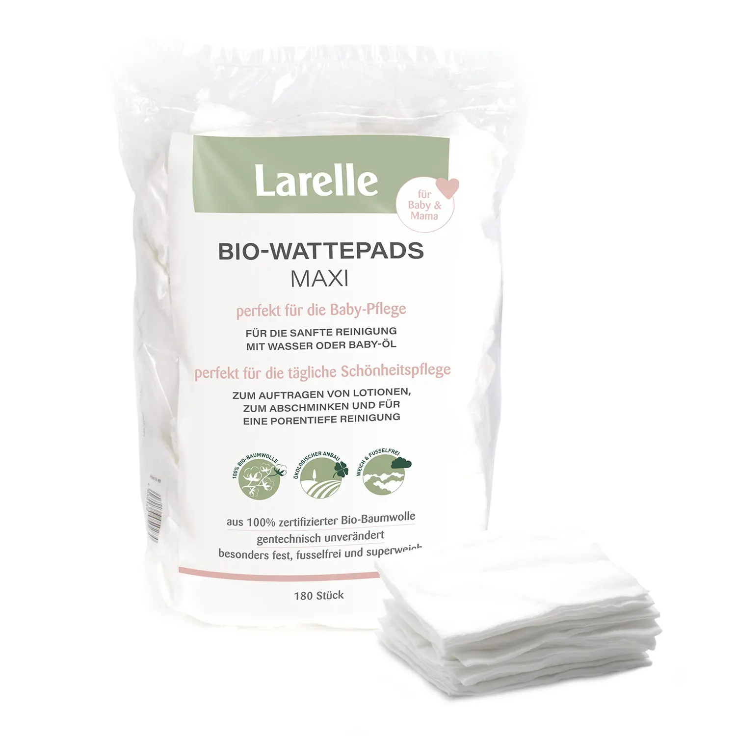 491 Larelle Bio-Wattepads Maxi
