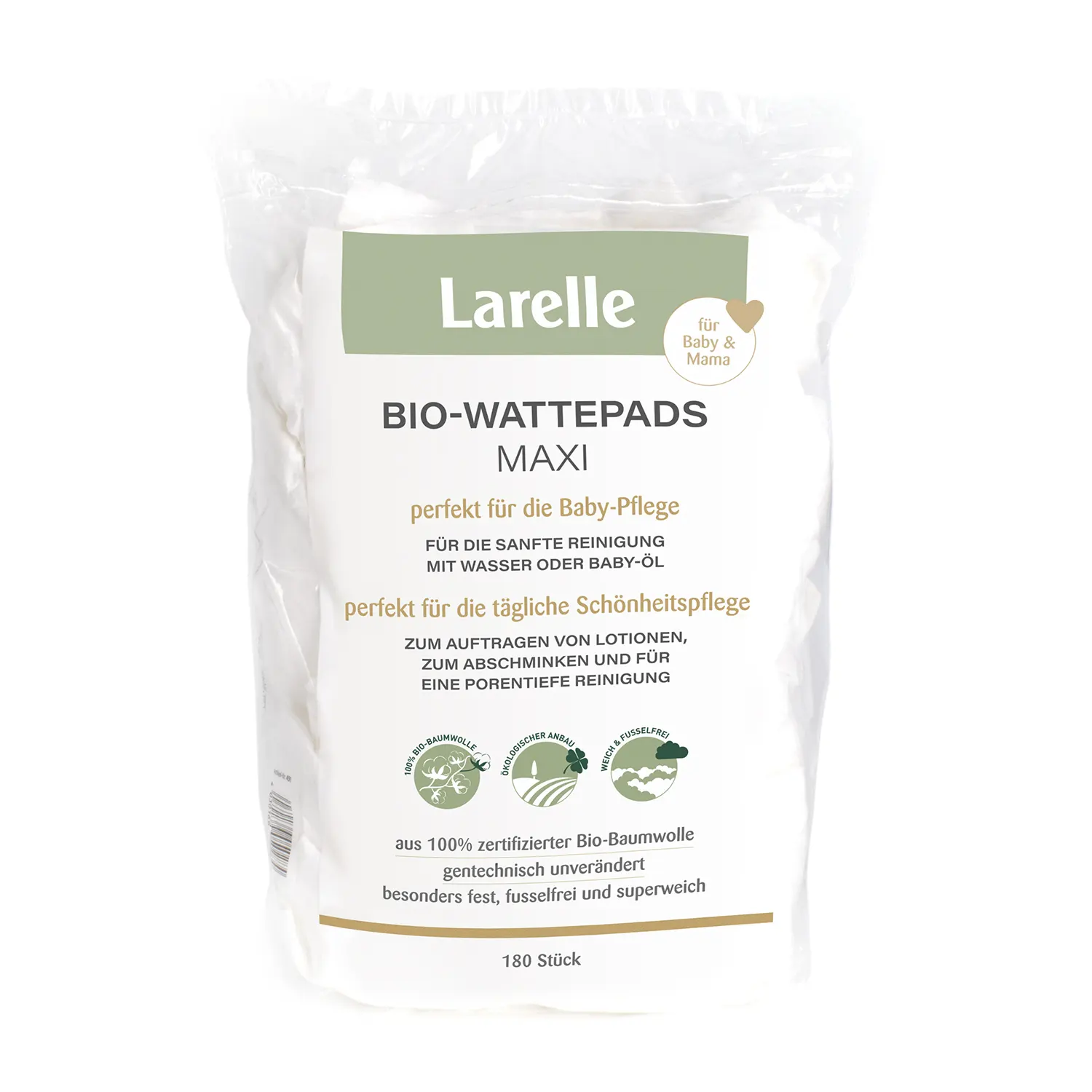 491 Larelle Bio-Wattepads Maxi